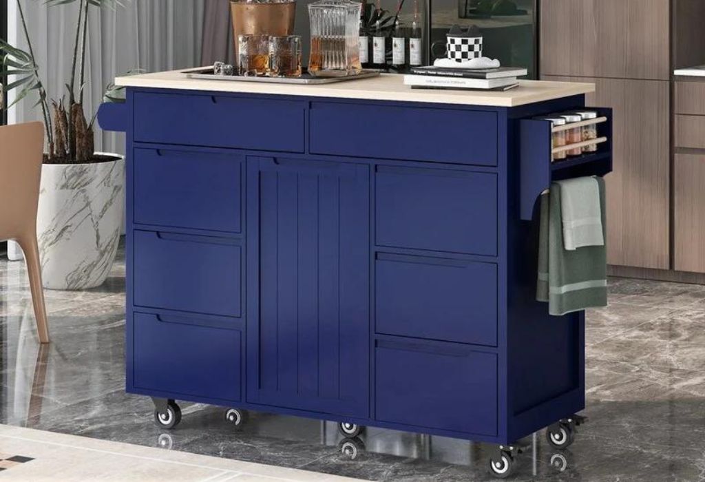 Mobile kitchen island