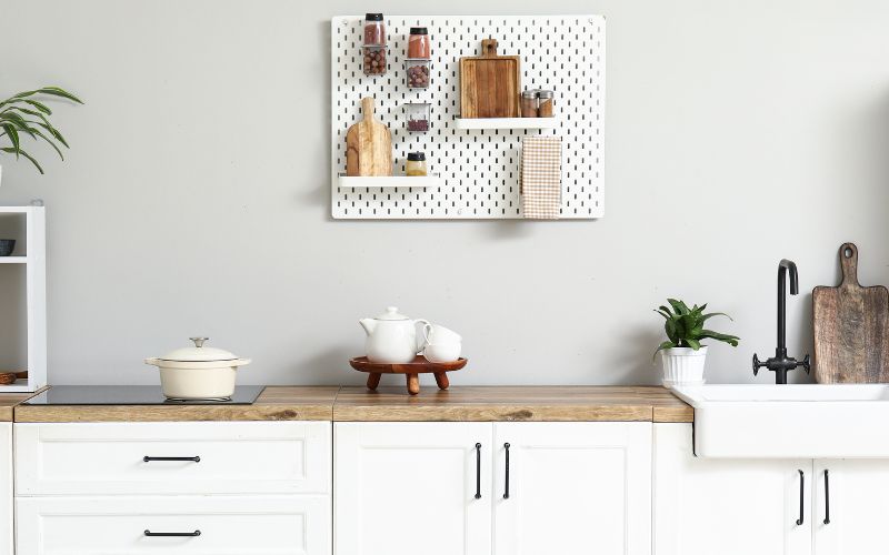 decorating with pegboards